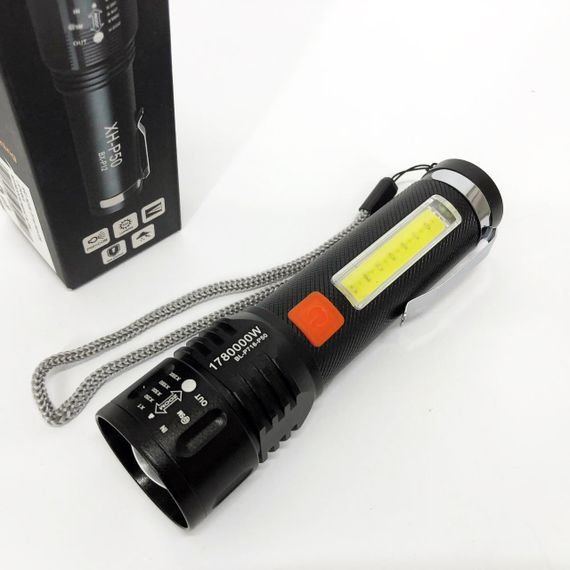 Мощный тактический фонарь светодиодный, Фонарь с защитой от пыли Переносной ручной мощный SG-29 | Зображення 1