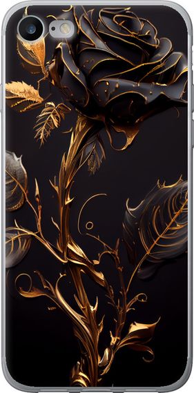 Чехол на iPhone SE 2020 Роза 3 "5552u-2013-17620"