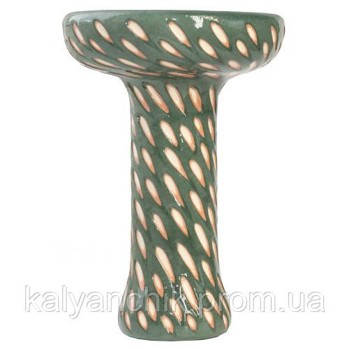 Чаша для Кальяна ETNA Phunnel Cut Glaze Dark Green