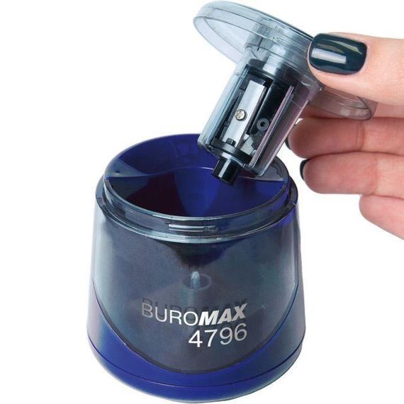 Точилка автоматическая Buromax ВМ4796 для карандашей | Зображення 2