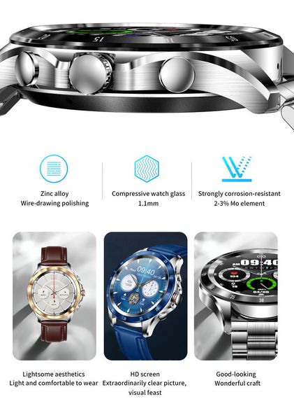 UWatch Smart Terminator New Silver | Зображення 7