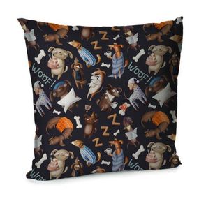 Подушка диванная с бархата Woof! 45x45 см (45BP_DOG026)