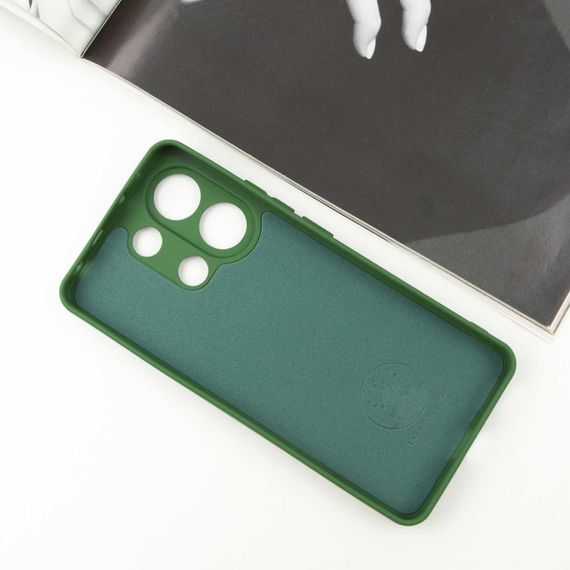 Чехол Silicone Cover Lakshmi Full Camera (AA) для Xiaomi Redmi Note 13 5G Зеленый / Dark green | Зображення 2