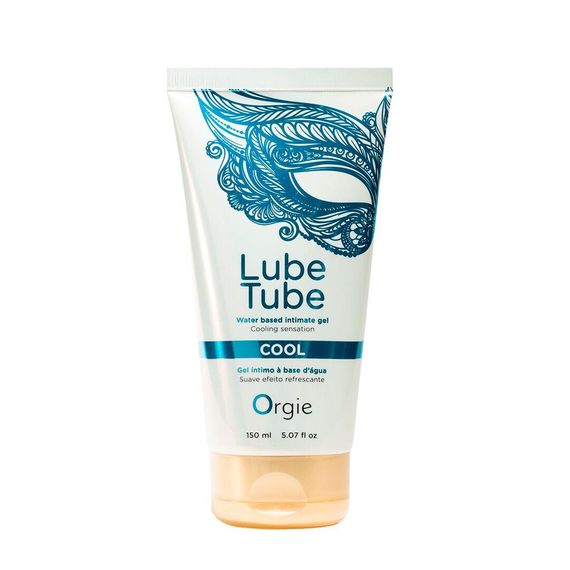 Лубрикант на водной основе Orgie Lube Tube Cool, 150 мл, с охлаждающим эффектом, без запаха Sex Aura