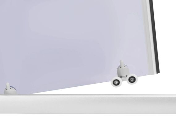 Набір Lidz Душова кабіна Latwa SC80x80.SAT.MID.GR напівкругла, скло тоноване 4 мм + Душовий піддон Kapielka ST80x80x26, з панеллю | Зображення 7