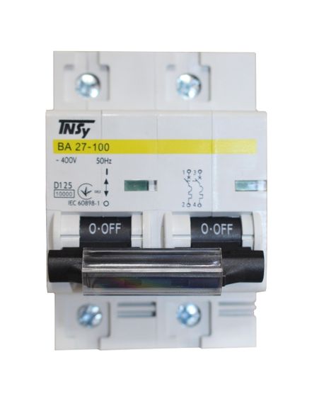 Автоматический выключатель ВА27-100 2Р 125А 10 кА х-ка D Ny95504896 | Зображення 1