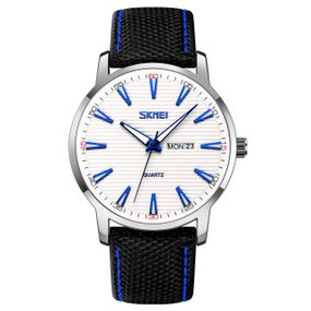 Годинник S2kmei 9303SIBU Silver-Blue