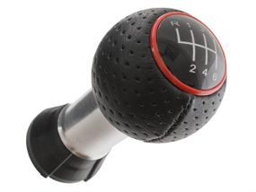 Audi A3 8L 96-03 ручка переключения передач черный + красное кольцо 6 передач ауди а3 8