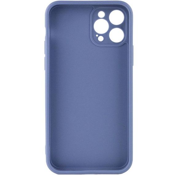 Силиконовый чехол Candy Full Camera для Apple iPhone 12 Pro (6.1") Голубой / Mist blue | Зображення 1