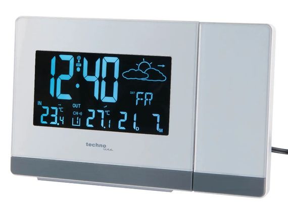 Годинник проекційний Technoline WT549 White (WT549) (DAS301195) | Зображення 1