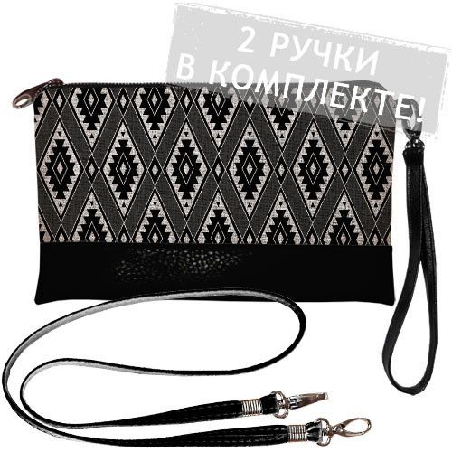 Клатч через плече 25x15 см (KL_14S062_BL)