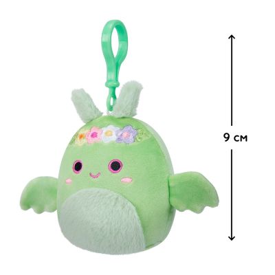 М&apos;яка іграшка Squishmallows на кліпсі – Дракон Тов 9 см (SQCP00217) | Зображення 1