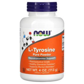 Аминокислота L-Тирозин NOW L-TYROSINE POWDER  4 OZ  113 gram