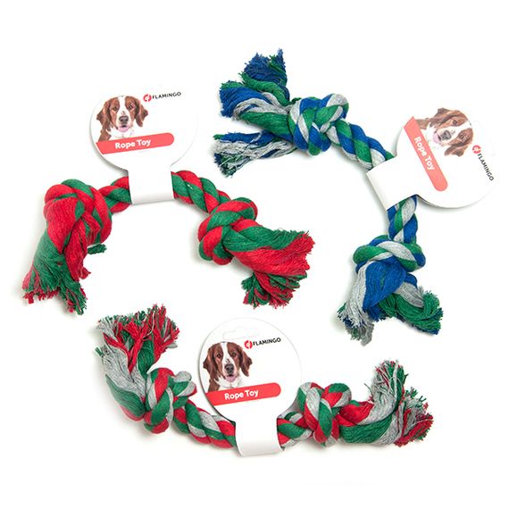 Игрушка для собак Flamingo Cotton Bone 2 Knots, 40 см