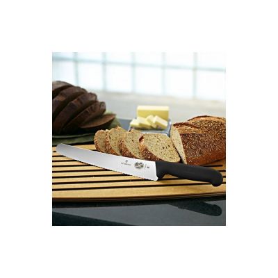 Кухонный нож Victorinox Fibrox Pastry 26 см Serrated Black (5.2933.26) | Зображення 1