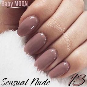 Гель-лак BABY MOON Sensual Nude №13 темний бежево-рожевий, 6 мл