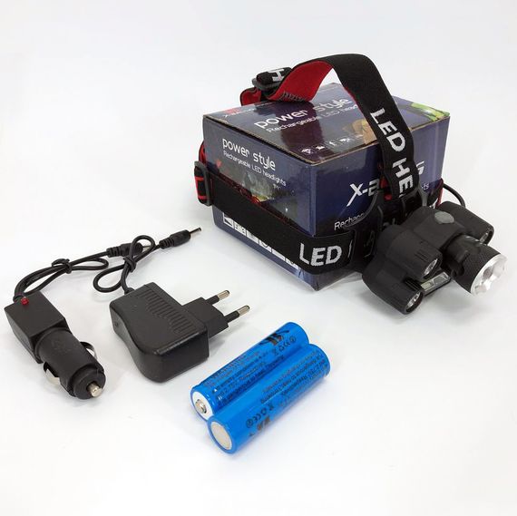 Светодиодный налобный фонарик Bailong BL-T64-T6+4XPE+COB, Водонепроницаемый фонарик, Фонарик BE-919 налобный | Зображення 8