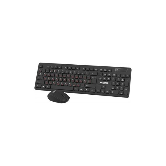 Комплект Maxxter KMS-WCM-02B-UA Wireless UA Black (KMS-WCM-02B-UA) | Зображення 1
