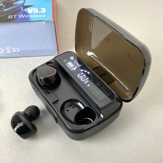 Бездротові навушники M10 series, Digital Indicator, Smart Case (Чорний) | Зображення 3