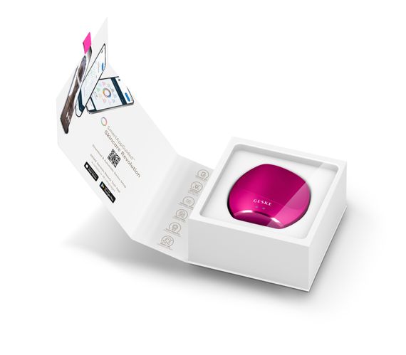 Ультразвукова щітка для тіла та інтенсивний пілінг GESKE Sonic Body Brush&Intensive Exfoliator 7в1 starlight, Малиновий | Зображення 8