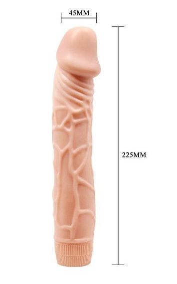 Вібратор реалістик BARBARA BOB DILDO VIBRATOR, BW-001009R Sex Aura | Зображення 5
