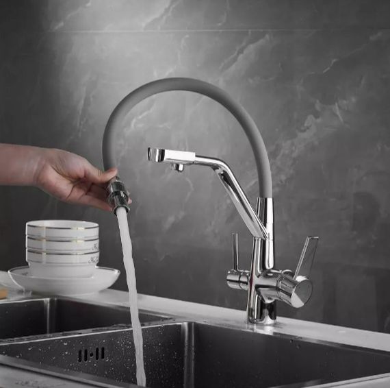 Змішувач для кухні WEZER з підключенням дл фільтру INX4A-08 | Зображення 2