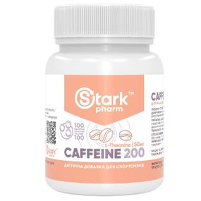 Комплекс до тренування Stark Pharm Caffeine 200 mg 100 Tabs