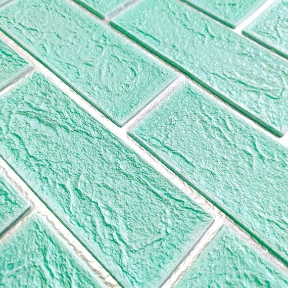 Панель стінова 3D NEW CULTURAL WALL 70*70cm*5mm GREEN+SILVER (D) SW-00001803 | Зображення 1