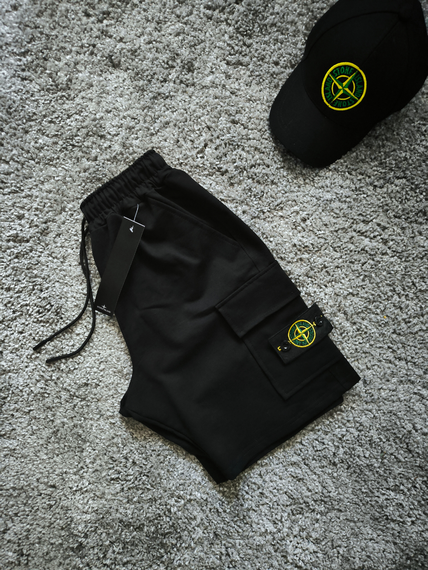 Чоловічі шорти Stone Island чорні