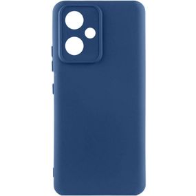 Чехол Silicone Cover Lakshmi Full Camera (A) для Xiaomi Redmi 12 Full camera, Синій/Navy Blue, ТПУ (термопластичний поліуретан)