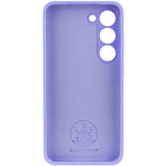 Чохол Silicone Cover Lakshmi Full Camera (AAA) with Logo для Samsung Galaxy S23 Бузковий / Dasheen | Зображення 2