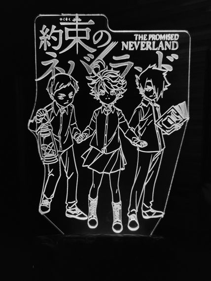 Акриловий світильник-нічник Обіцяний Неверленд білий tty-n000936