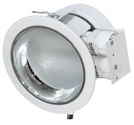 Світильник стельовий врізний DL-03 W 2x13W WH