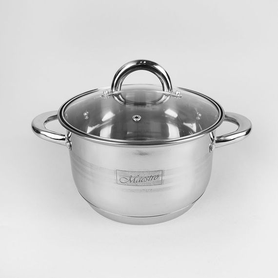 Набір каструль Maestro MR-3513-6M, 6 предметів нержавіюча сталь, для індукції | Зображення 2