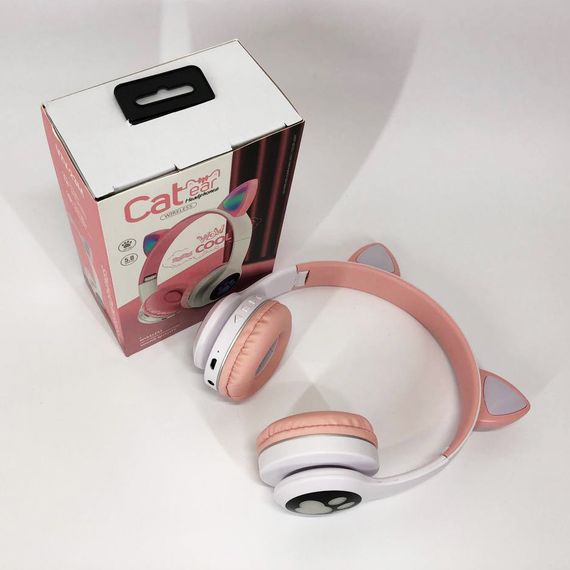 Cat Ear навушники з Bluetooth і підсвічуванням Cat VZV 23M, Bluetooth навушники дитячі WS-30 | Зображення 8