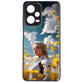 TPU+PC чохол Prisma Ladies для Xiaomi Redmi Note 12 Pro 5G Girl in a hat Anime