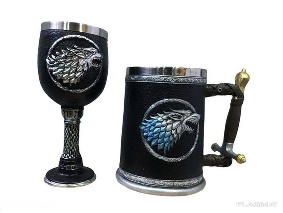 Подарочный Набор Кружка Чашка Бокал 3D Игра Престолов Game Of Thrones Winter is Coming... | Зображення 3