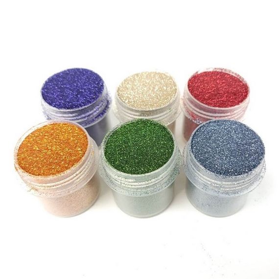 Набір гліттеру для біо-тату "Великий № 5" glitter-set-big-6x-5, 6 штук по 12 мл | Зображення 1