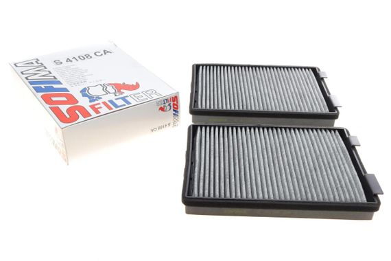 Фільтр салону BMW 5 E39 96-04 вугільний  к-кт 2шт  S 4108 CA