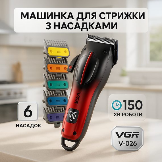 Практична машинка для стрижки волосся, Машинка для стрижки окантовки Набір з зарядкою ZV-70