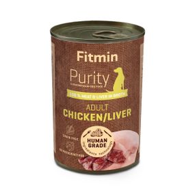 Fitmin dog Purity tin chicken with liver 400г