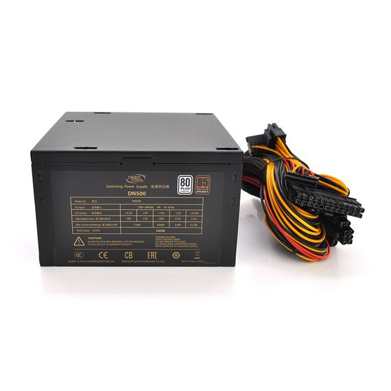 Блок питания DeepCool DN500 500W,12cm,Black,150x140x86mm,Box | Зображення 2