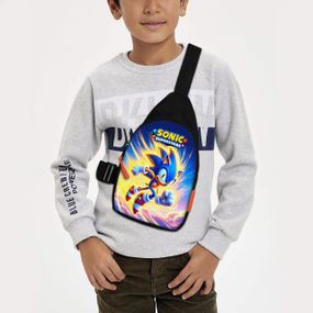 Сумка через плечо детская Супер Соник 29х17 см сумка слинг для мальчика (02205)