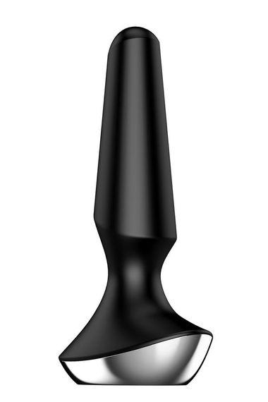 Анальна пробка з функцією керування зі смартфона Satisfyer Plug-Ilicious, чорний Sex Aura | Зображення 3