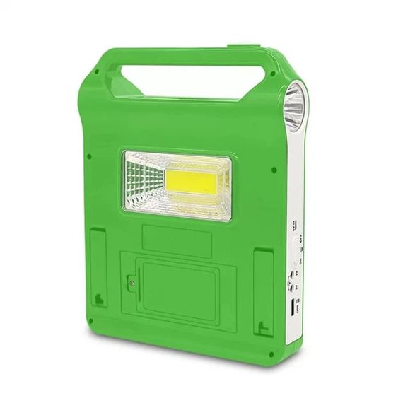 Ліхтар LED EP-038A Power Bank із сонячною панеллю та 2 лампочками | Зображення 2