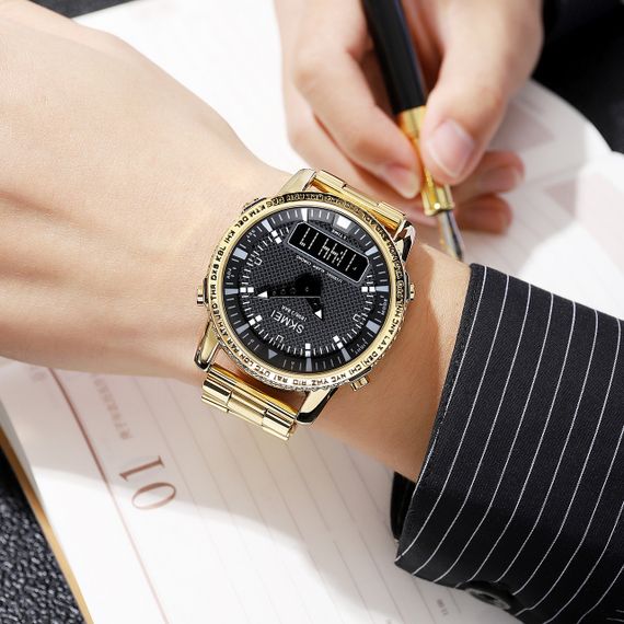 Skmei 1898GDBK Gold-Black | Зображення 2
