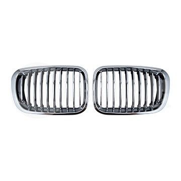 Решетки радиатора компл. BMW 3 E46 98-01 (хром чёрн.), AutoTechteile, 706 5112, 511382084 88