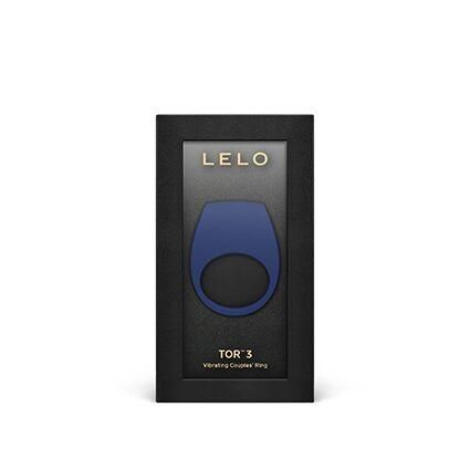 Ерекційне кільце з вібрацією LELO Tor 3 Base Blue, керування зі смартфона Sex Aura | Зображення 4