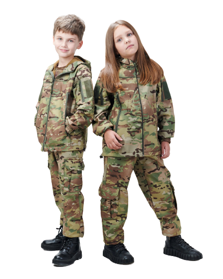 Костюм дитячий ARMY KIDS Скаут Soft-Shell теплий камуфляж Мультикам | Зображення 5