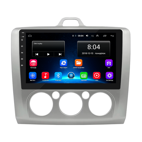 Штатна магнітола Lesko для Ford Focus II Рестайлинг 2007-2011